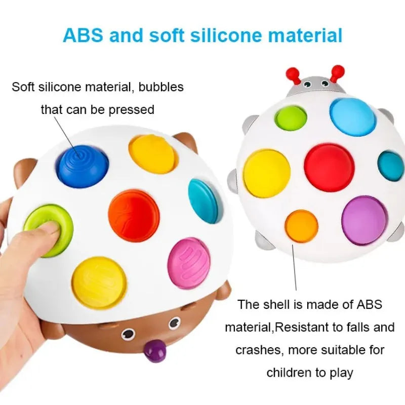 Children's Educational Hedgehog Press Soft Key Concentration Training Early Education Toys Hand-Eye Coordination Small Hedgehog