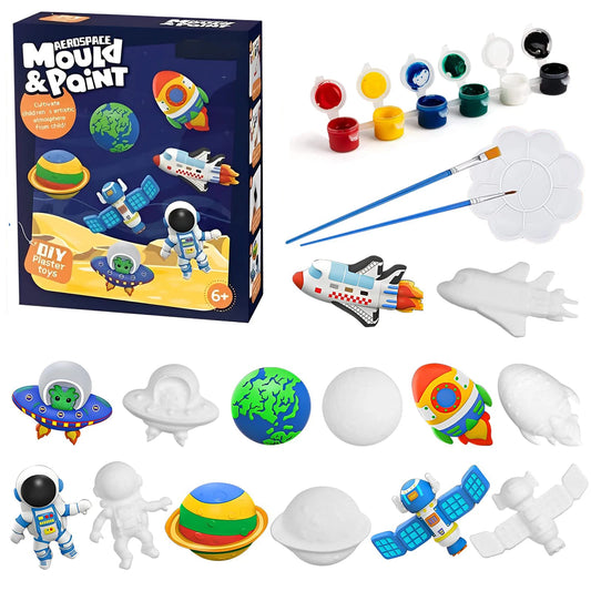 3D Space Exploration Mould & Paint Art Kit for Kids
