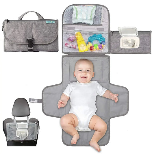 Premium Portable Diaper Changing Pad – Waterproof Travel Station