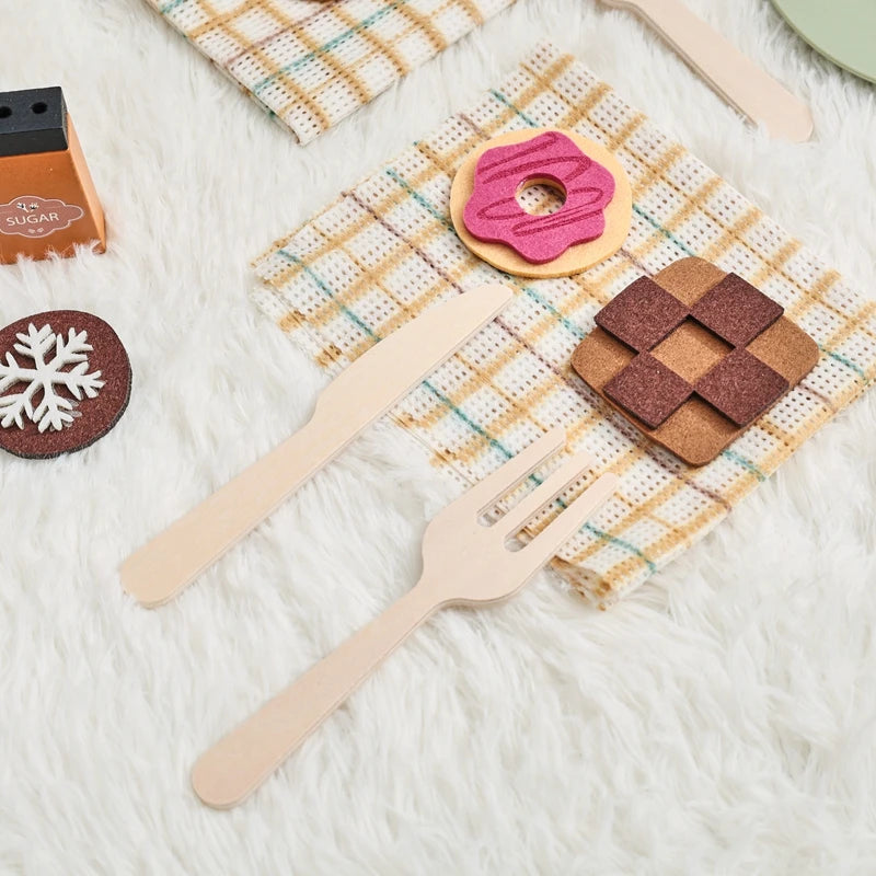 Premium Wooden Montessori Tea Party Playset | High-Quality Pretend Play Kitchen Toy for Toddlers 🧸✨