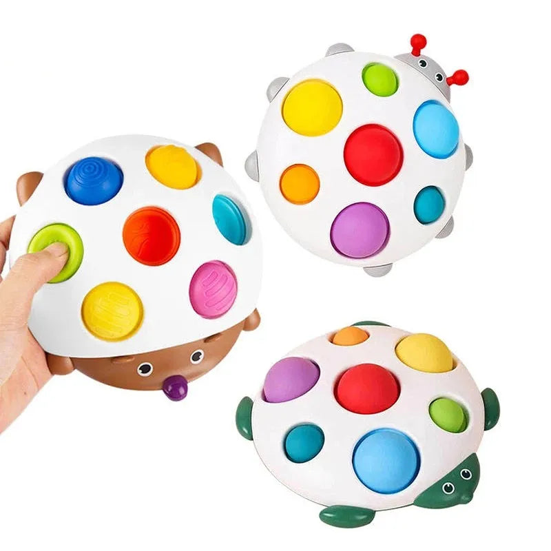 Children's Educational Hedgehog Press Soft Key Concentration Training Early Education Toys Hand-Eye Coordination Small Hedgehog