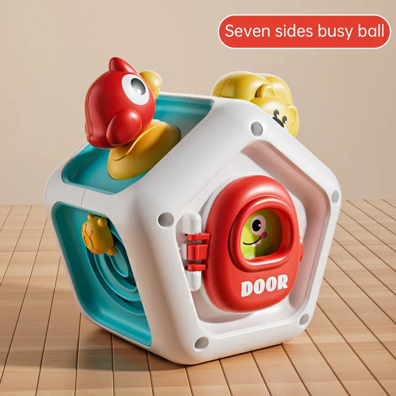 Baby toys Cube Hand-on Ability Training Lock Box Fine Motor Skill Development Cube Educational Learning Montessori Toys for Kids