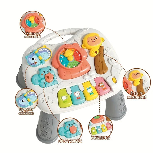 2-in-1 Baby Multifunctional Activity Table – Musical Learning Center