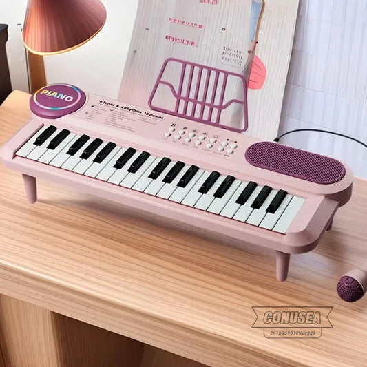 Premium 37-Key Kids Electric Piano Keyboard with Microphone 🎤✨