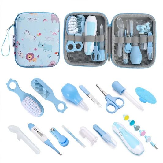 👶 20-Piece Premium Baby Healthcare & Grooming Kit — High-Quality Newborn Care Set with EVA Travel Bag 🍼✨