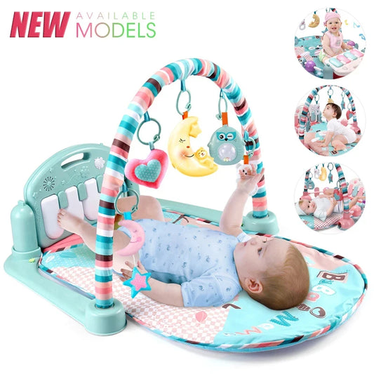Premium 3-in-1 Baby Kick & Play Piano Gym | Early Education Musical Activity Mat