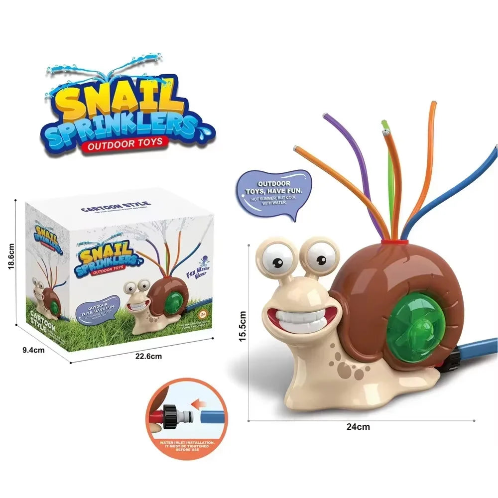 Outdoor Snail Water Sprinkler & Spray Toy for Kids
