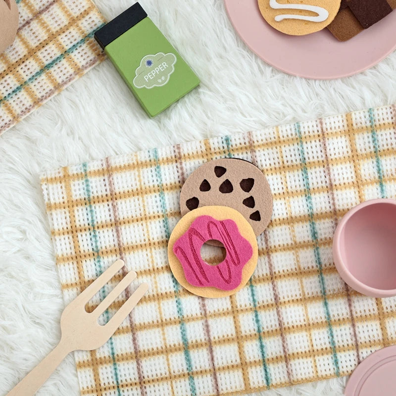 Premium Wooden Montessori Tea Party Playset | High-Quality Pretend Play Kitchen Toy for Toddlers 🧸✨