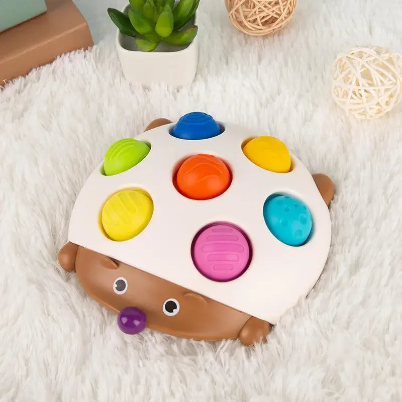 Children's Educational Hedgehog Press Soft Key Concentration Training Early Education Toys Hand-Eye Coordination Small Hedgehog