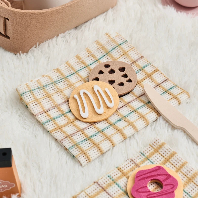 Premium Wooden Montessori Tea Party Playset | High-Quality Pretend Play Kitchen Toy for Toddlers 🧸✨