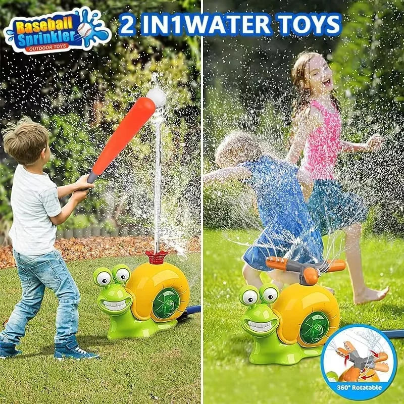 Outdoor Snail Water Sprinkler & Spray Toy for Kids