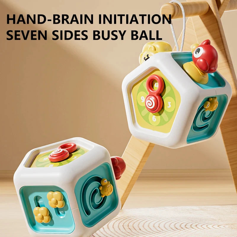 Baby toys Cube Hand-on Ability Training Lock Box Fine Motor Skill Development Cube Educational Learning Montessori Toys for Kids