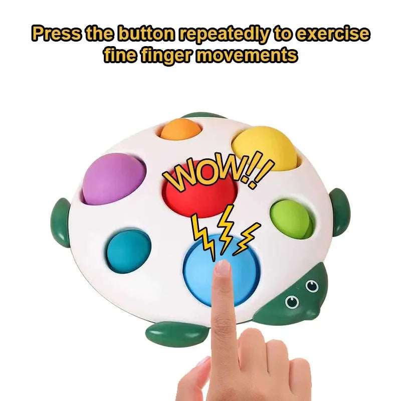 Children's Educational Hedgehog Press Soft Key Concentration Training Early Education Toys Hand-Eye Coordination Small Hedgehog