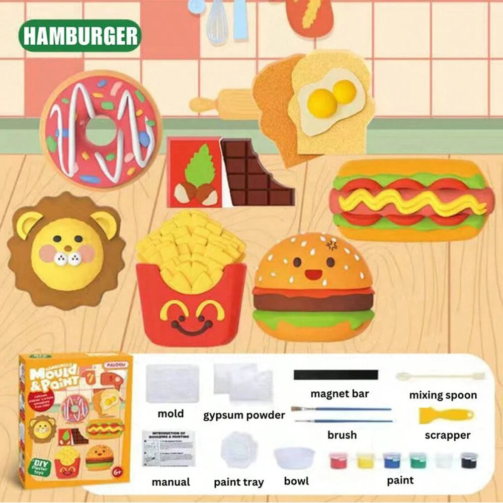 3D Space Exploration Mould & Paint Art Kit for Kids
