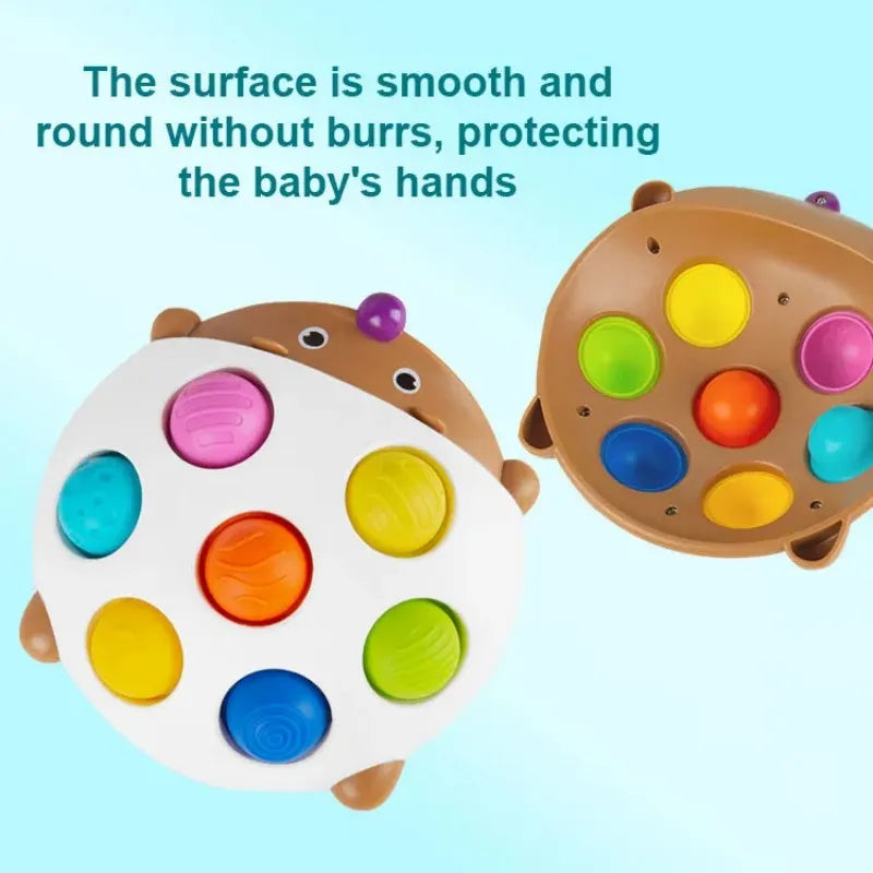 Children's Educational Hedgehog Press Soft Key Concentration Training Early Education Toys Hand-Eye Coordination Small Hedgehog
