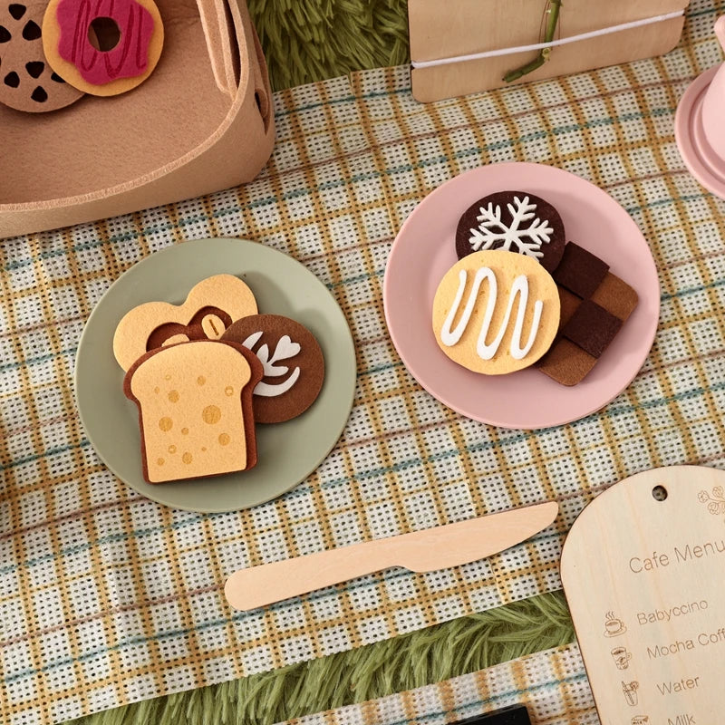 Premium Wooden Montessori Tea Party Playset | High-Quality Pretend Play Kitchen Toy for Toddlers 🧸✨