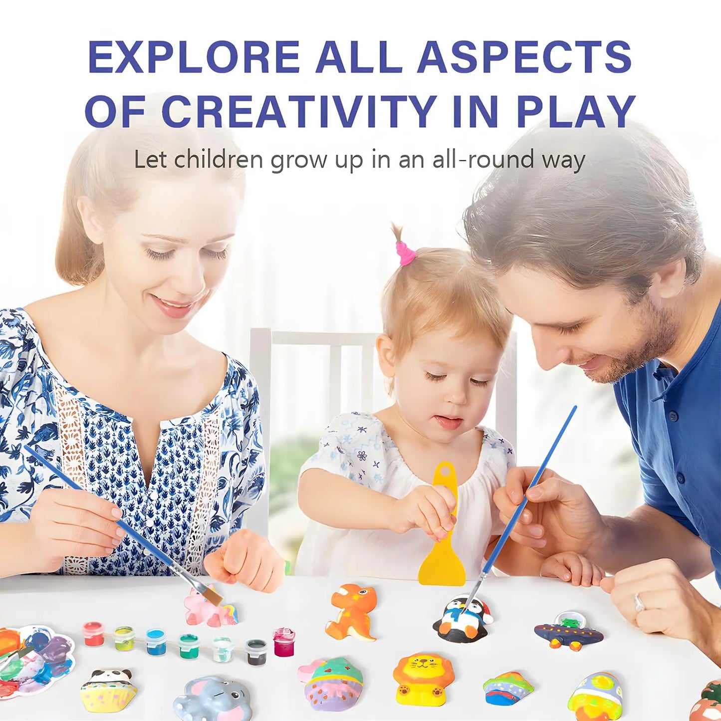 3D Space Exploration Mould & Paint Art Kit for Kids